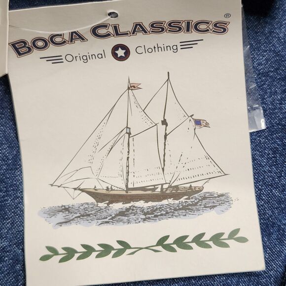 Boca Classics Shorts Mens Size 38 Denim Jean Cargo Pockets Relaxed Fit NWT - Picture 9 of 10